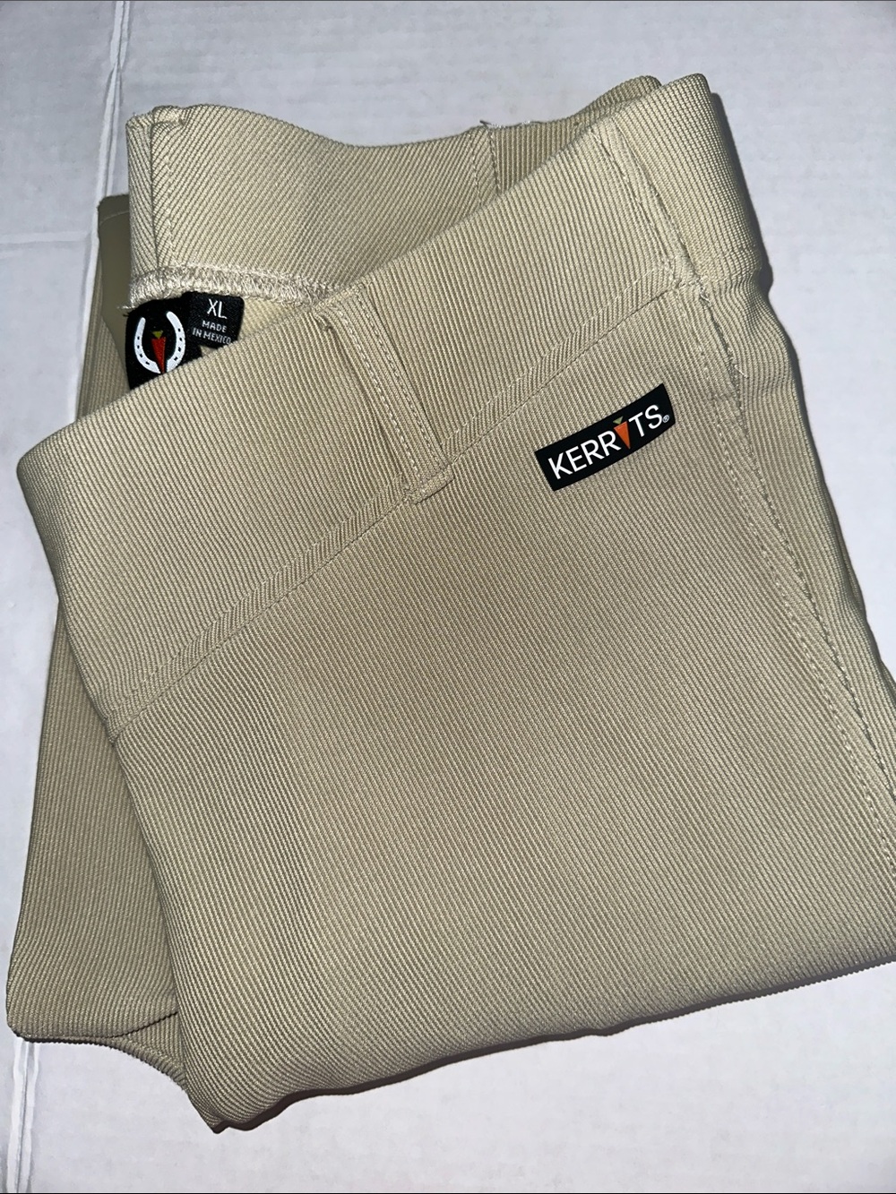 Kerrits Women's Horse Riding Pants Equestrian Suede Knee Patch Pull On Size XL